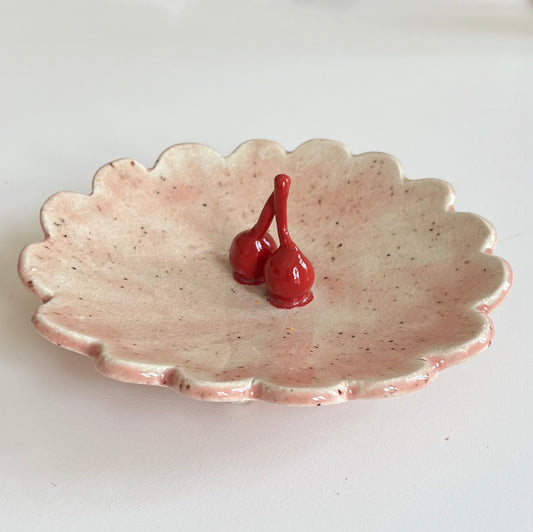 Kaalund Keramik -
Fad ‘Kirsebær’