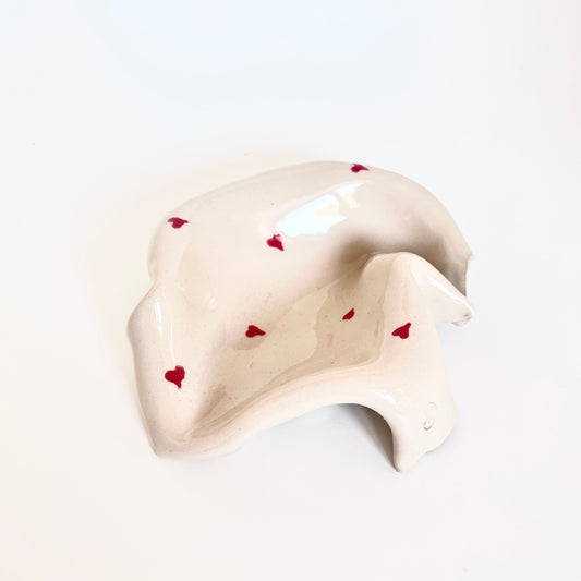 Lille fad | med hjerter