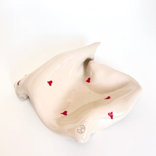 Lille fad | med hjerter