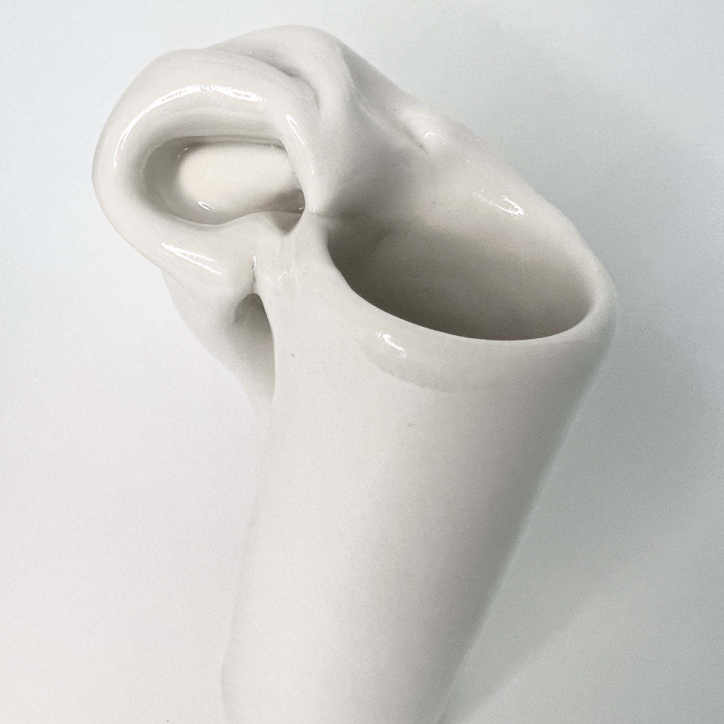 Formen er helt enkel på denne vase