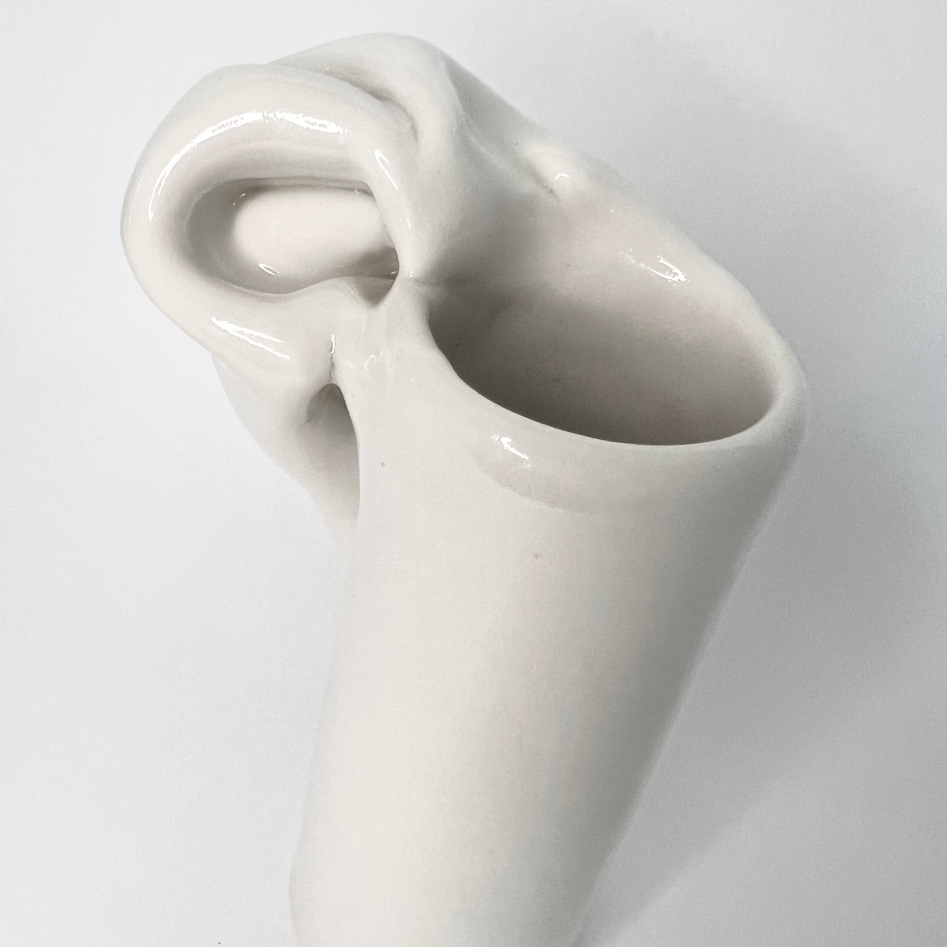 Formen er helt enkel på denne vase